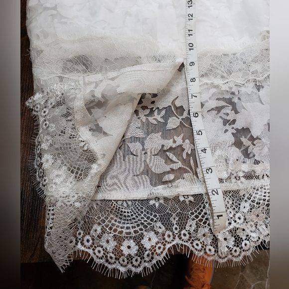 US XS Nordstrom lace overlay balconette midi hoco, wedding bustier - Picture 11 of 14